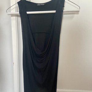 Ella Moss Drape Neck Top